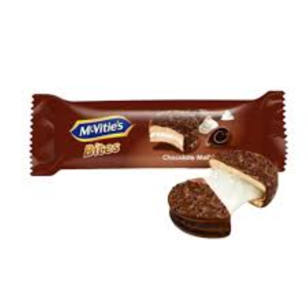 MCVITIES CHOCOLATE MALLOW BITE 77G